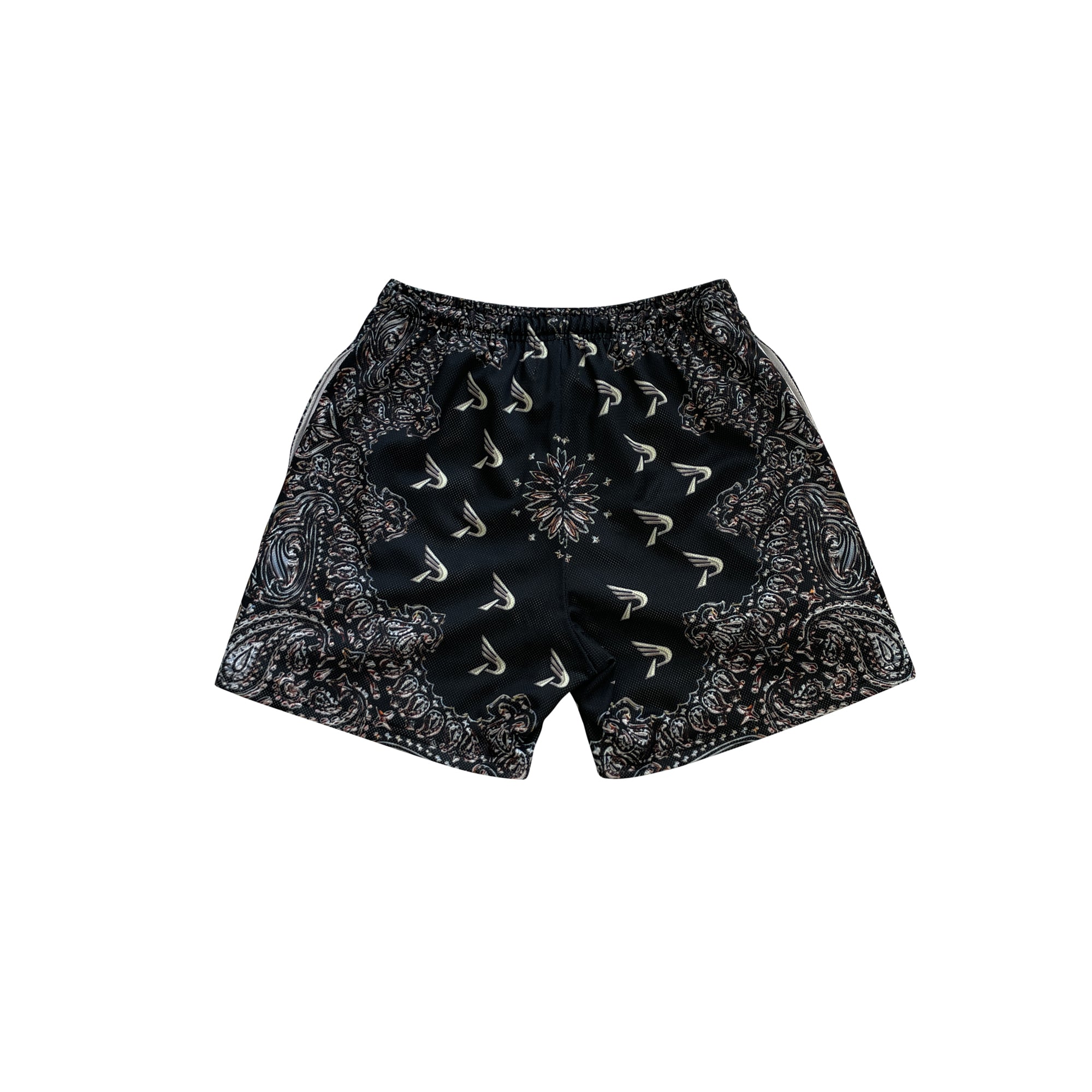 Povrich chrome shorts in black. Comfortable and stylish shorts for any occasion